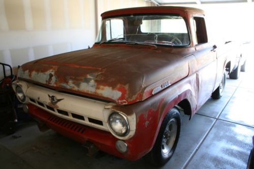 1957 ford f100 shortbed pickup truck v8