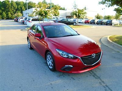 Mazda mazda3 i sport new 4 dr sedan gasoline 2.0l 4 cyl engine soul red met