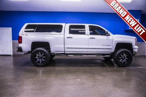 One 1 owner low miles lifted crew cab hard canopy nerf bars leather navigation