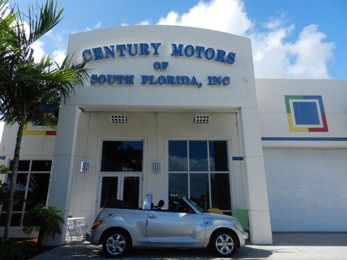 2005 chrysler pt cruiser 2dr convertible touring 1-owenr low miles