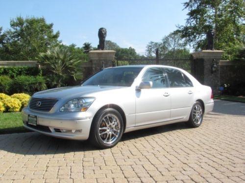 2004 lexus ls 430*back-up camera*new tires*navigation*heated/cooled seats* wood