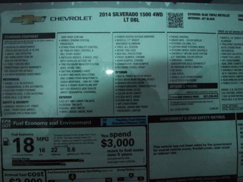 2014 chevrolet silverado 1500 2lt