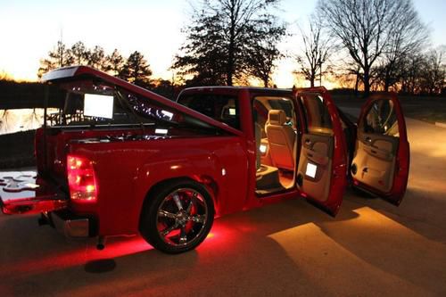 Custom show truck 13  tv's boston custom sound system gmc chevrolet silverado