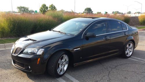 2009 pontiac g8 gt sedan 4-door 6.0l - black, tinted windows