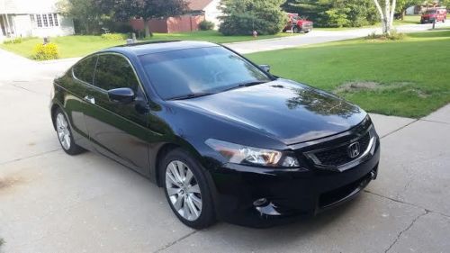 2008 honda accord ex-l coupe v6 nighthawk black