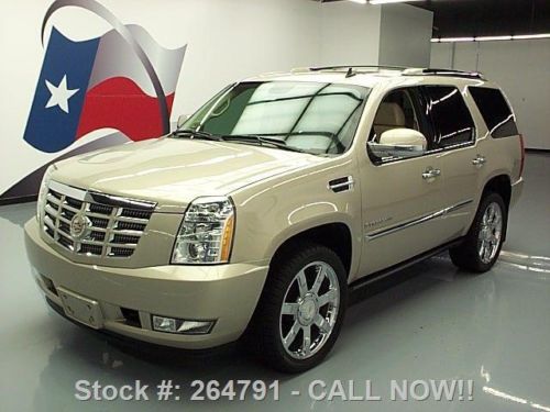 2008 cadillac escalade awd sunroof nav dvd 22&#039;s 56k mi texas direct auto