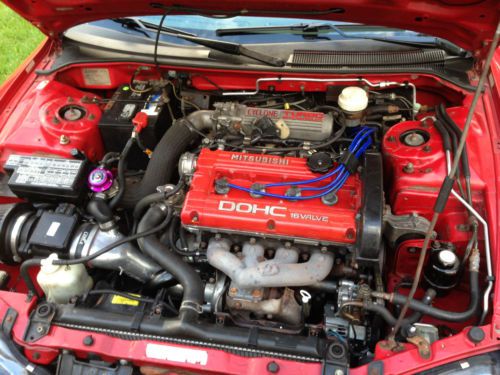 1997 Mitsubishi GST Eclipse Red, very little rust. a few minor scrapes and dings, US $5,000.00, image 2