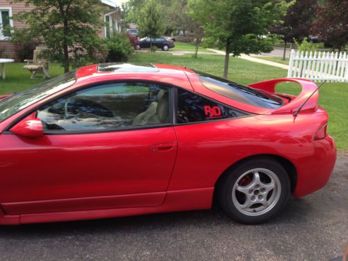 1997 Mitsubishi GST Eclipse Red, very little rust. a few minor scrapes and dings, US $5,000.00, image 7