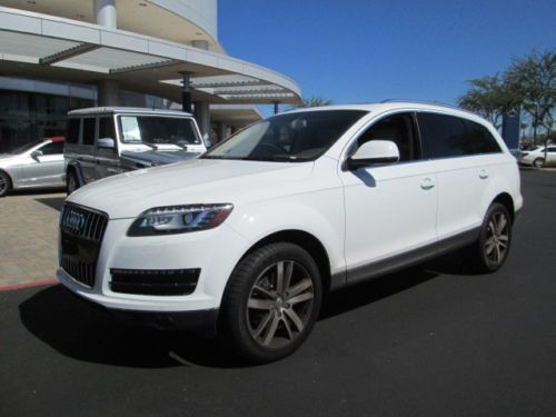 10 awd 4wd white 3.6l v6 sunroof navigation 3rd row miles:48k suv