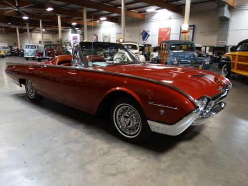1962 ford thunderbird convertible california car sports roadster style