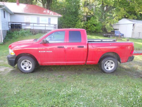 2012 ram 1500 4x4 quadcab tradesman with rambox built in tool boxes