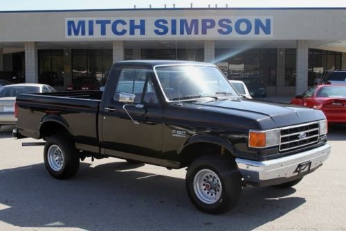 1989 ford f-150 custom 4x4 straight 6  5-speed absolutely perfect oregon carfax!