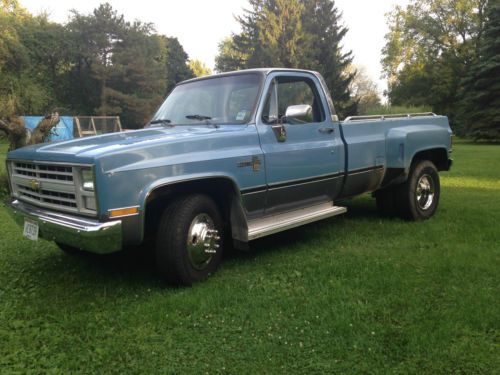 1987 chevrolet dually pick-up truck rust free chevy never saw winter