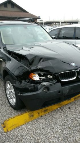 2005 bmw x3 xdrive 2.5i awd  repairable rebuildable super nice!