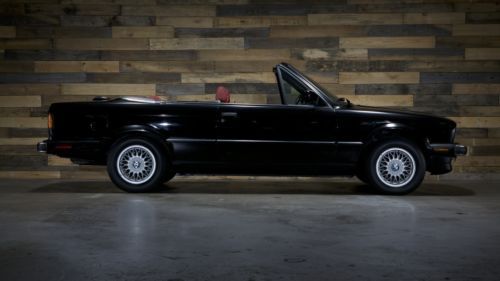 1988 bmw e30 325i convertible 5-speed schwarz/cardinal survivor stock low res!!!