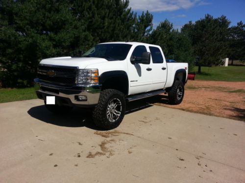 2011 chevy silverado 2500hd truck 4x4 6.0l crew cab lifted no reserve