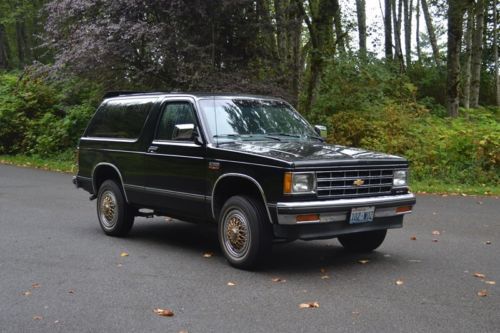 1985 chevrolet s-10 blazer 4x4. 1-owner, incredibly low miles.