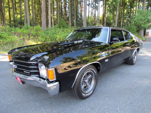 1972 chevelle ss 396 th400 black on black