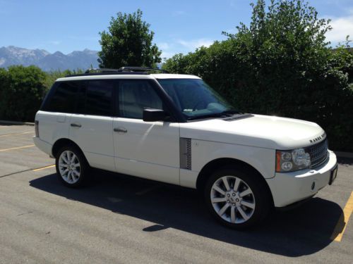 2007 land rover range rover supercharged fully loaded warranty rear entertainmen