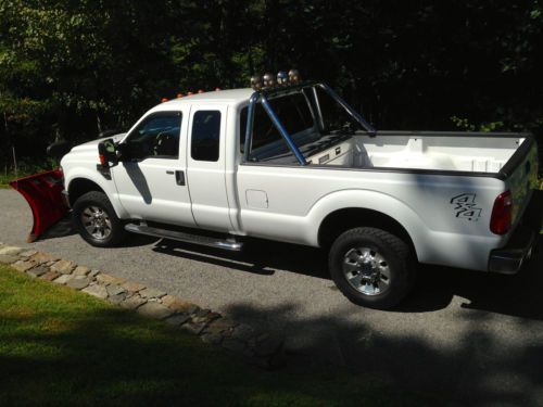 &#039;08 f-250 super duty lariat excab 5.4l super lo miles instant plow biz startup