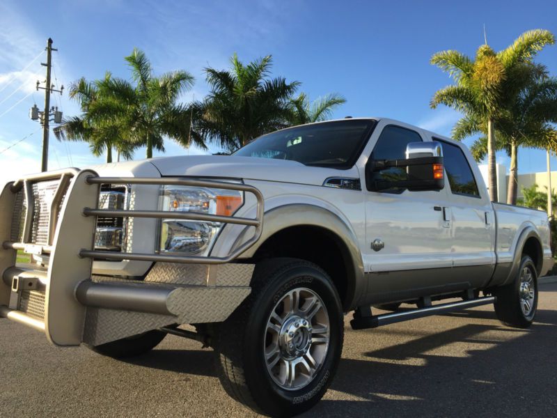 2011 ford f-250 lariat king ranch 4x4 crew cab 6.7 liter diesel!