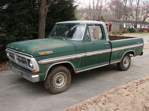 1971 ford f-100 ranger xlt short bed  !!!all original !!! no reserve