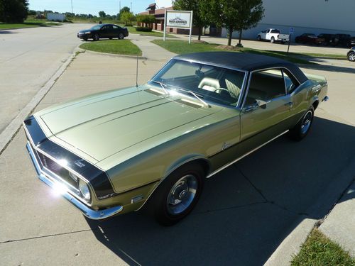 1968 chevrolet camaro 2 owner 327 cid like new !! none as nice !!!!