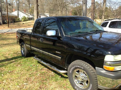 2002 chevrolet silverado 1500 ls extended cab 4-door 5.3l 4x4 shifter in floor