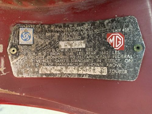 1974 MG MGB, US $99.00, image 25