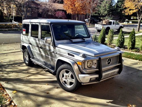 2005 mercedes-benz g55 amg full optioned silver base sport utility 4-door 5.5l