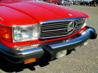 RARE MERCEDES BENZ 380SL CONVERTIBLE LOW MILES CLEAN V8 AUTO HARD SOFT TOPS, image 15