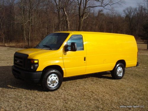 2009 ford e-250 extended cargo van 3/4 ton 4.6l triton v8 no reserve