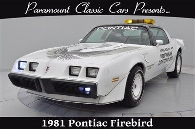 81 se turbo dayatona 500 pace car auto whitew/lights