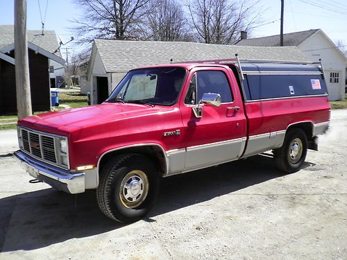 1986 gmc sierra 2500  chevy no reserve