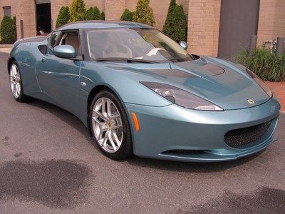2011 evora, aquamarine/oyster, 1-owner from new, no reserve...