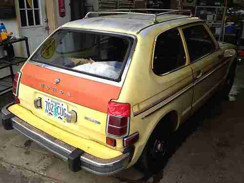 1977 Honda CVCC Hatchback Rare Automatic with Factory Air induction hood!, image 7