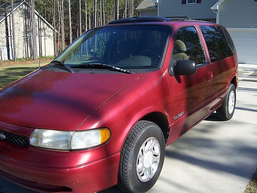 1997 nissan quest gxe mini passenger van 3-door 3.0l