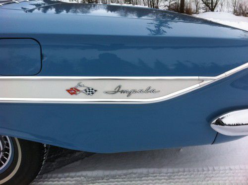 Original 1961 impala 8 348 tri power 2 door spot coupe bubble top