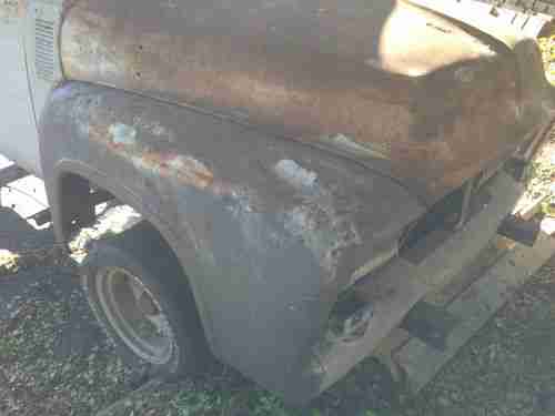1956 ford f100 Pickup Truck Street Rod Rat Rod harvester International pick, image 13