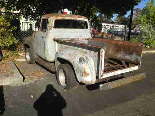 1956 ford f100 Pickup Truck Street Rod Rat Rod harvester International pick, image 15