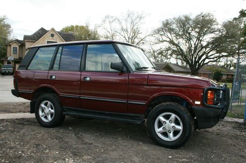 1994 county classic swb, rare carmen red, no rust, twr wheels, serviced