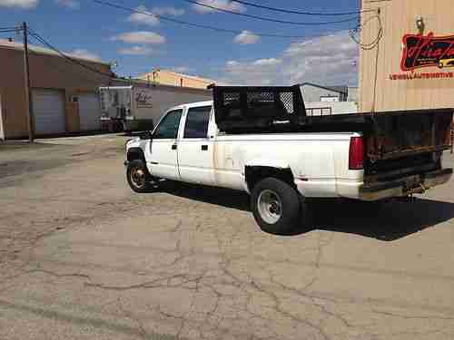 1993 GMC K3500 4X4 Crew Cab Dump, US $8,000.00, image 2