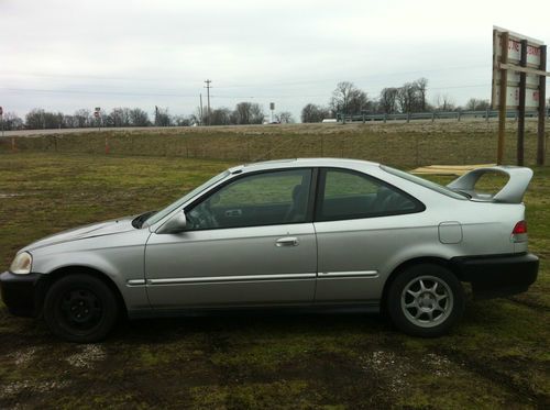 1999 honda civic ex coupe 2-door 1.6l auto electric windows new reg loud muffler