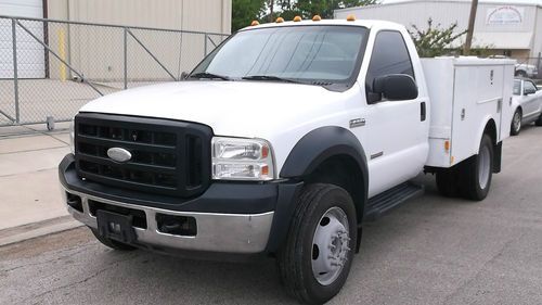 2007 ford f450 sd xl utility/service truck diesel auto 2wd reg cab dually