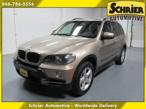 2007 bmw x5 awd cpo platinum bronze panoramic sunroof clean