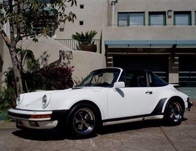 1986 porsche 911 targa factory wide body look excellent rare limited edition