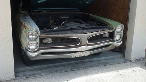 1966 pontiac gto hard top real 242 4 speed barn find