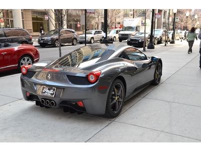 2011 Ferrari 458 Italia Coupe Grigio Silverstone 1 Owner Car Low Miles!!, US $278,800.00, image 4