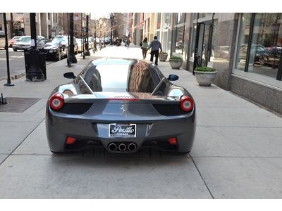2011 Ferrari 458 Italia Coupe Grigio Silverstone 1 Owner Car Low Miles!!, US $278,800.00, image 5