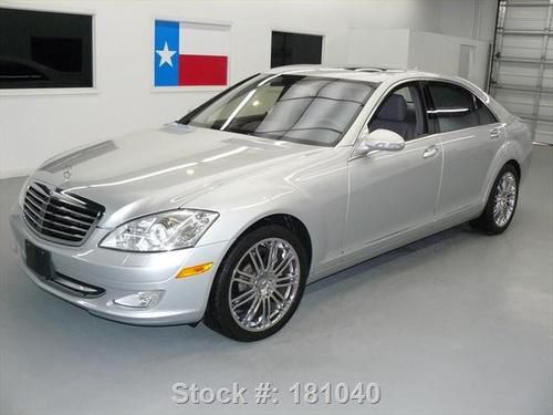 2008 mercedes-benz s550 p1 pkg sunroof nav rear cam 34k texas direct auto